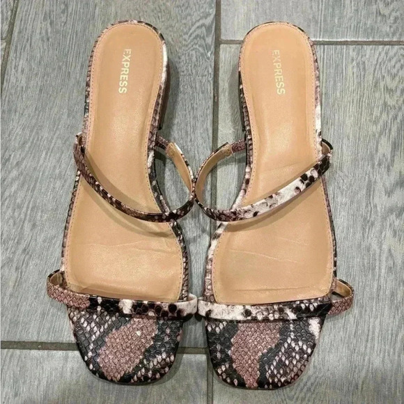 Express Heel Sandals Size 10 - Picture 2 of 5